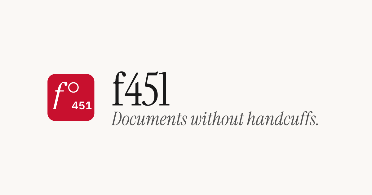 Des Kaisers neue Kleider: f451 Templates